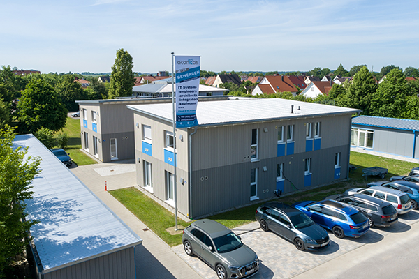 Firmengebäude der aconitas GmbH in Mertingen